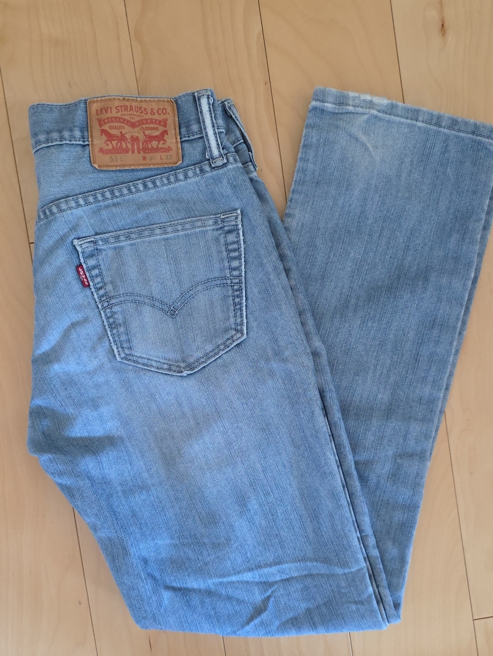Levi's Light Blue Men's Straight Jeans